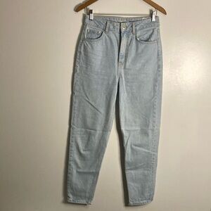 Zara women’s high waisted light Blue Jeans size